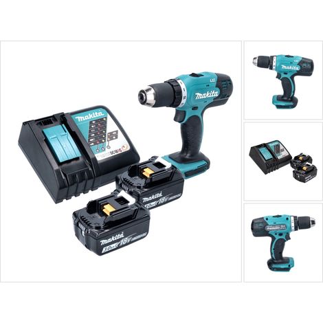 Makita DDF 453 RF Akku Bohrschrauber 18 V 42 Nm + 2x Akku 3,0 Ah + Ladegerät (1/5)