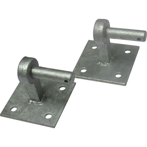 Heavy Duty Gate Hanger Hooks X2 19MM (Galvanised Square Pin Hinge)