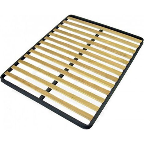 Sommier à lattes 130 x 190 - Cadre acier - Fabrication Italienne