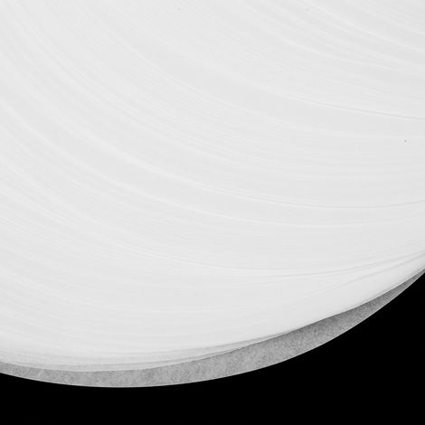 500 feuilles de papier sulfurisé rondes, imperméables et antiadhésives, de 25 cm de diamètre, pour la cuisson au four et au barbecue. (1/5)