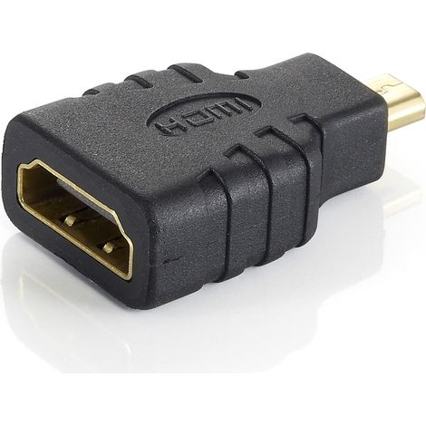 Adaptateur microHDMI/HDMI Equip 118915 Noir