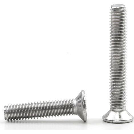 50 vis à tête plate cruciforme en acier inoxydable pour mini-ordinateurs portables, longueur 2-12 mm