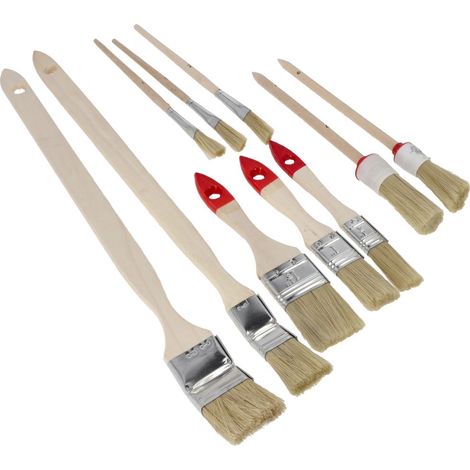 Set pittura Pennelli pittura 10 pezzi, vernici a base acqua e altro