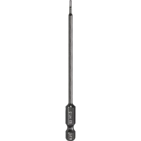 Clé Tête Hexagonale Pour Mèche Perçage 1.5mm (H1.5) Acier S3 (1/5)
