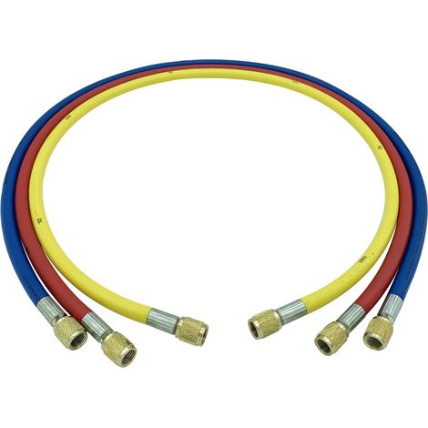 Flexible 4m f1/4" x f1/4" sae droit bleuFlexible 4M F1/4" x F1/4" SAE droit bleu pour station de recharge de climatisation - SA 8743 - CLAS Equipements