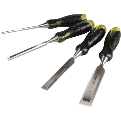 Professional Bevel Edge Chisel Set of 4 ROU30154 (1/2)