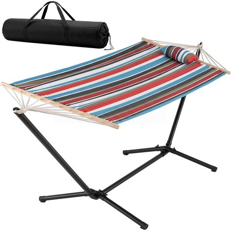 COSTWAY Amaca da Giardino con Supporto in Metallo, con Cuscino Rimovibile (1/5)