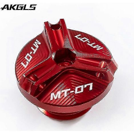 Accessoires moto : bouchon de réservoir de liquide de frein avant et arrière, bouchon de remplissage d'huile, compatible avec Yamaha MT-07 (2014-2019, 2020, 2021, 2022) (1/5)