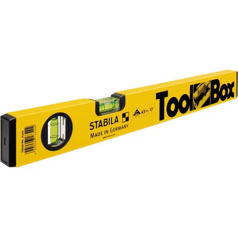 Stabila Wasserwaage Toolbox, 43 cm, Aluminium (1/4)
