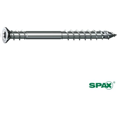Vis de Terrasse Résineux SPAX Double Filetage TF T-STAR plus 5X70 Inox A2 (1/2)