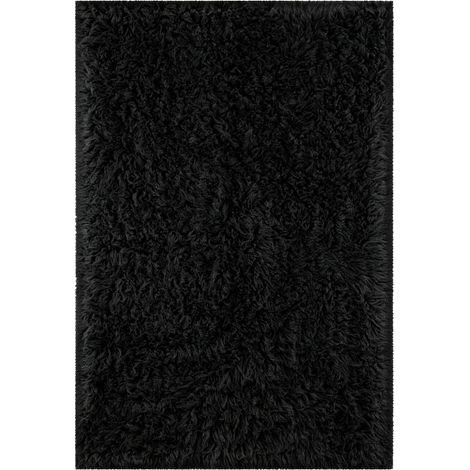 Ultra-Soft Fluffy Shag Rug � Luxury High-Pile Floor Carpet for Living Room, Bedroom & Nursery � Non-Shedding & Cozy 200280CM BLACK (1/5)
