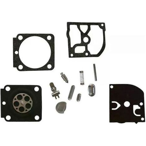 Kit de réparation de carburateur 5 pièces pour débroussailleuse RB-100, joint et membrane pour Stihl HS45 FS55 FS38 BG45 MM55 4137 Zama C1Q (1/5)