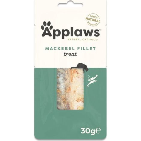 Applaws Lomo de Caballa - Snack para Gatos - 30 g (1/3)