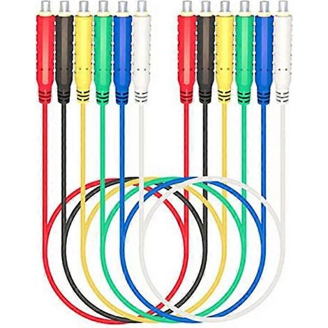 Stück magnetische Silikon-Messleitungen, 30 V Wechselstrom, 5 A, 1 m (1/5)