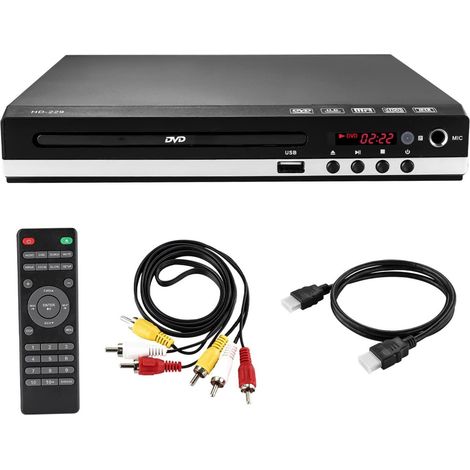 1 Lecteur DVD, Multizone, Résolution 1080p, Port USB, Compatible TV et Projecteur (1/5)
