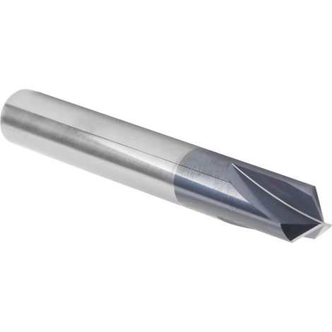 Foret à chanfreiner à 3 dents en acier au tungstène, 120°, fraise à chanfreiner CNC, diamètre 10 x 120° x longueur 75 mm (1/5)