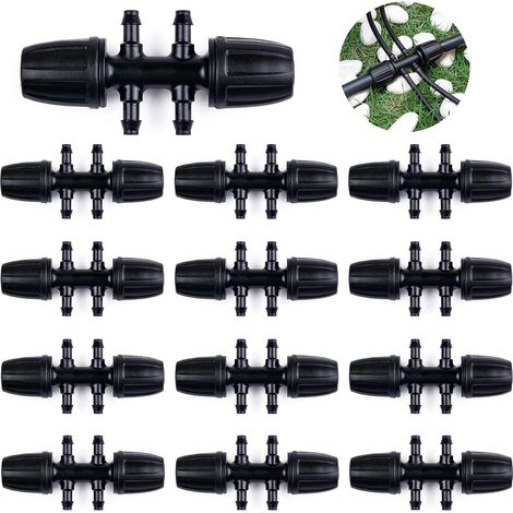 Lot de 20 raccords anti-goutte pour tuyaux d'irrigation goutte à goutte, outils et fournitures pour l'entretien des pelouses et jardins. (1/5)