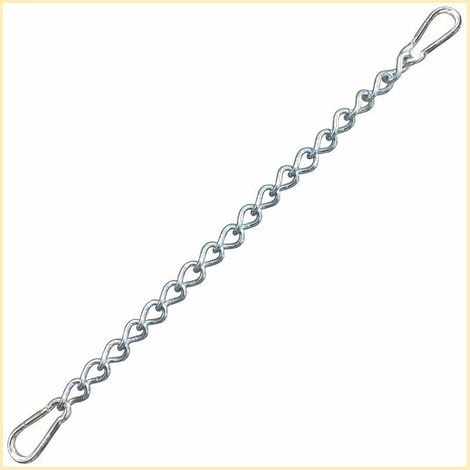Chaîne avec deux mousquetons, attache variable pour fauteuil suspendu Charge maximale 230 kg (500 lb) différents modèles (Chaîne 66 cm) (1/5)