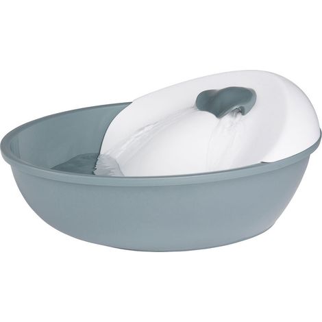 EYENIMAL Fontaine a eau Classic Pet 1,75 L - Gris et blanc - Pour chien et chat (1/5)