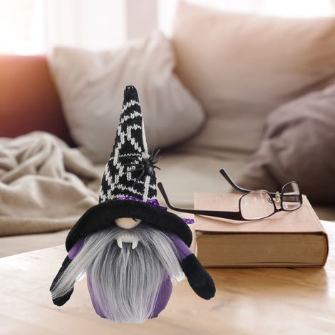 Gnome d'Halloween en peluche sans visage, décoration de table, cadeau pour enfants (1/5)