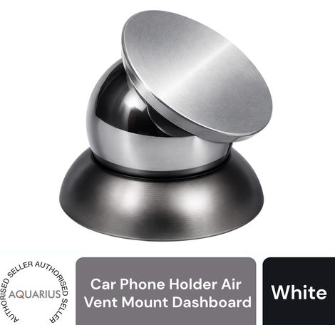 Magnetic Smartphone Car Mount - White (1/5)