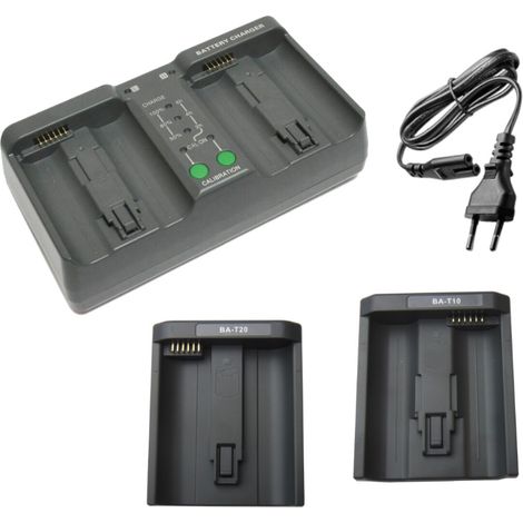 Trade-Shop MH-26 Dual-Ladegerät / BA-T10 BA-T20 Adapter kompatibel mit EN-EL18A, EN-EL18B, EN-EL18C, EN-EL18D, EN-EL4, EN-EL4A, LP-E4, LP-E4N, LP-E19 (1/5)