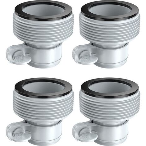 Interface de pompe filtrante INTEX 1,25 pouces modifiée en 1,5 pouces 4pcs