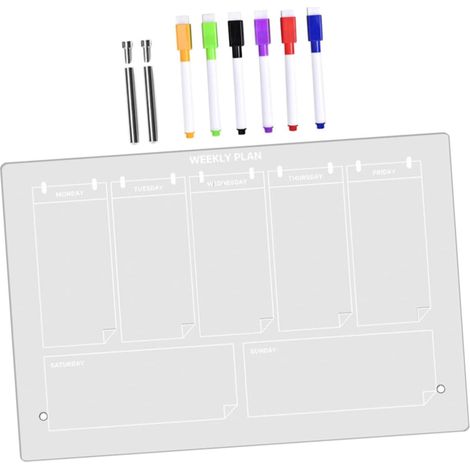 board with pen made of transparent acrylic sheet Sturdy