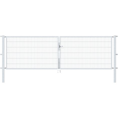 ALBERTS Doppeltor Flexo, feuerverzinkt, lichte BxH4000x1200, PF80x80/1900mm (1/3)