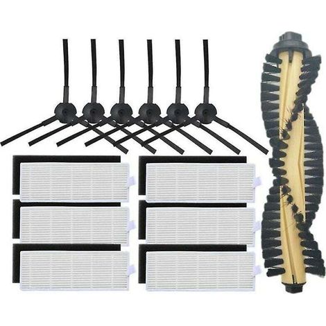 Convient aux accessoires de balayeuse ILIFE A4 , XU,brosse principale filtre Haipa brosse latérale chiffon - KZQ (1/4)