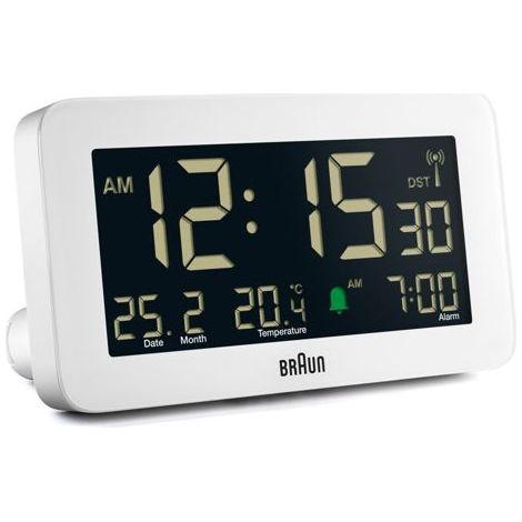 BRAUN BC10 DCF-W Funkwecker weiß (1/5)