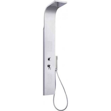 Set Colonna Ceo 1500x200x75 - Inox - Cascata e Getti Frontali (1/2)