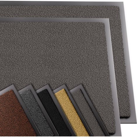 Vounot – Lot de 2 tapis de porte rectangulaires 60x90cm – Antidérapants en polypropylène et vinyle – Lavables à 30° – Protection optimale des sols