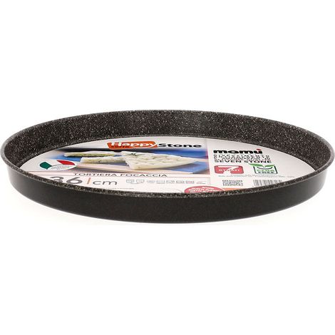 Mamù Tortiera Focaccia grande, antiaderente, alluminio, 7 strati, PFOA free, antigraffio, 36 cm (1/5)