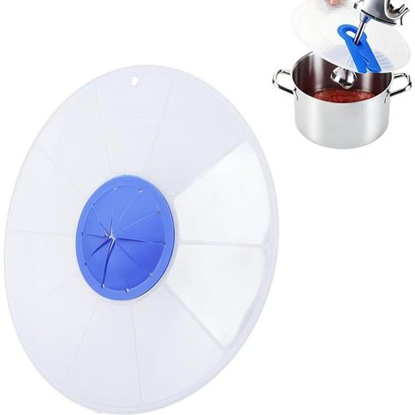 Couvercle Anti-éclaboussures, Protection Anti-éclaboussures Pour Mixeur, Écran Anti-éclaboussures Pour Batteur 30cm Couvercle Anti Projections Mixeur Mélangeur Cuisine Pour Bol Et Cuisine (1/5)