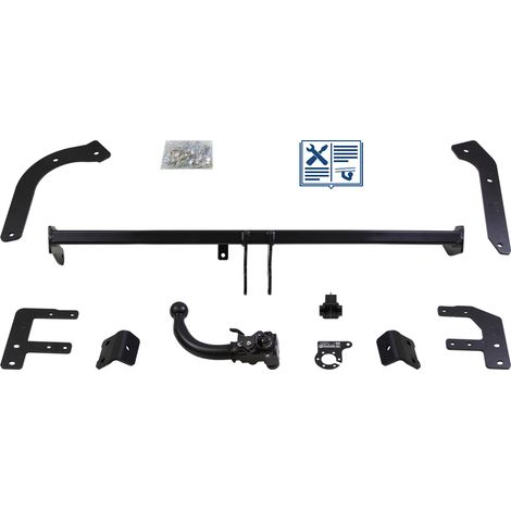 Attelage rotule démontable AUTO-HAK + faisceau Trail-Tec spécifique 13 broches - PEUGEOT 407 (1/2)