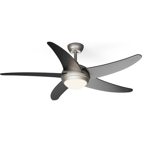 Klarstein Ventilador de techo Bolero 2 en 1 132 cm Luz 55 W Mando a distancia Control por aplicación 2 sentidos de giro