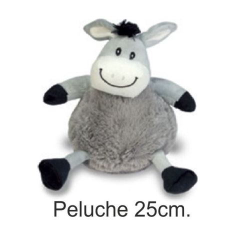 BURRITO PELUCHE GRIS 25cm.