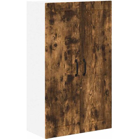 Meubles de Rangement,Armoire de cuisine avec étagère Chêne fumé 60 x 31 x 100 cm CFW792454 (1/5)