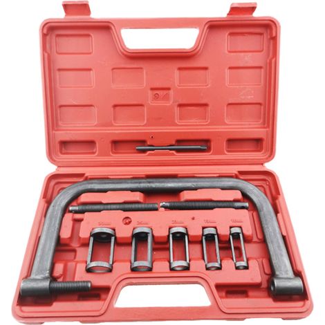 Kit de herramientas para extraer muelles de válvulas de motores de motocicletas, quads y automóviles. (1/5)