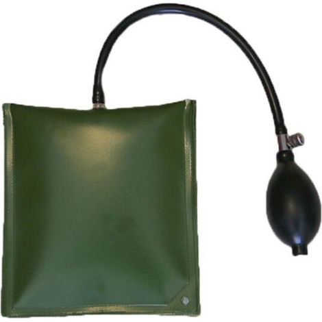Pompe à coussin d'air, sac de calage gonflable, outil d'alignement et de positionnement rapide pour l'installation de portes et fenêtres, vert métal. (1/5)