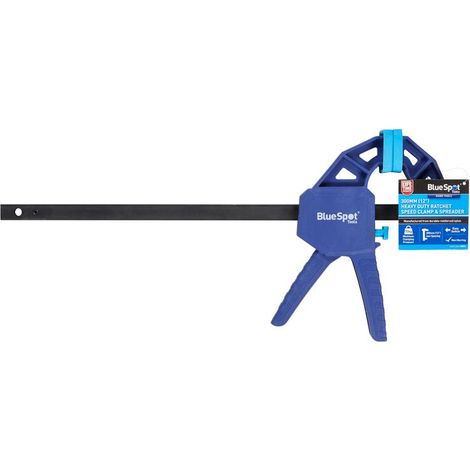 BlueSpot Tools Heavy-Duty Ratchet Speed Clamp & Spreader 300mm 12in B/S10033 (1/2)