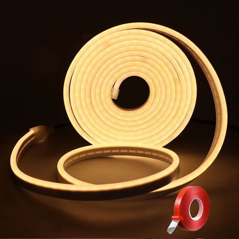 3m 5V IP65 Waterproof LED Strip – Warm White Light 3000K – Flexible and Cuttable – For Indoor and Outdoor Lighting (1/5)