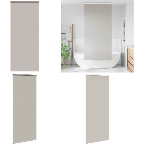 vidaXL Store enrouleur de douche avec cassette largeur du tissu 86 cm (1/5)