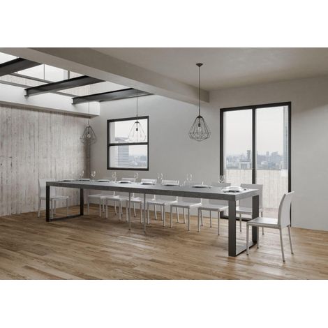 Tavolo TECNO PREMIUM 160 allungabile fino a 420 cm CEMENTO (1/3)