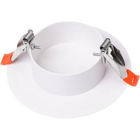 Plaque de recouvrement pour plafond, plaque de plafond pour trou rond, cache-trou mural en plastique, trou de 125 mm (1/5)