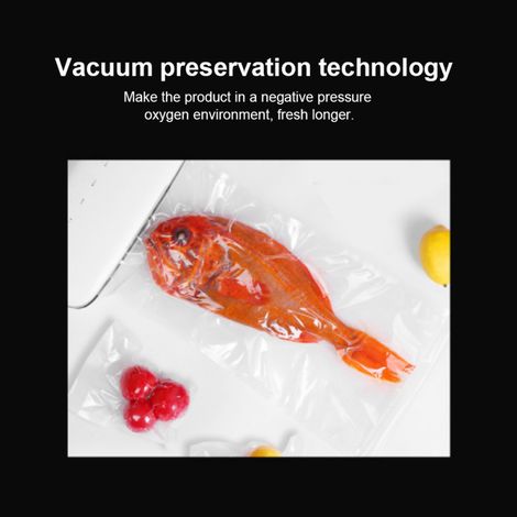 Sacs de mise sous vide (lot de 2) pour appareils de mise sous vide FoodSaver, pour la conservation des aliments, scellez vos repas sous vide (usage professionnel, sans BPA). (1/4)