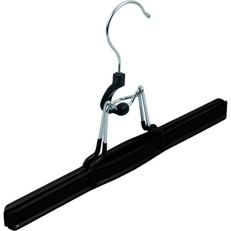 Cintre antidérapant pour jupes/pantalons, noir