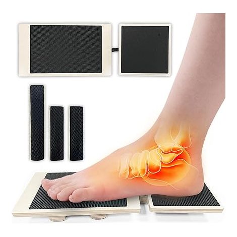 Balance Board,Planche d'équilibre,Accessoire de Bureau Debout,Planche D'équilibre AntidéRapants,pour l'étirement de la Cheville,Correction de la Posture