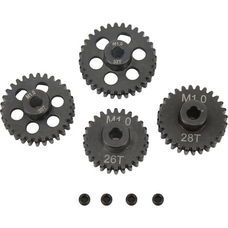 Pignon moteur RC en métal 26T 28T 30T 32T 25DP M1 5mm pour voiture 1/8 RC (1/5)